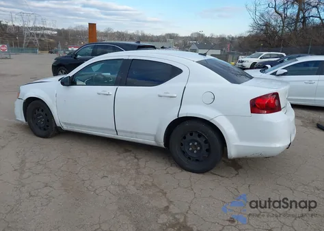 2012 Dodge Avenger Se z USA, uszkodzony, nr VIN 1C3CDZAB4CN177412